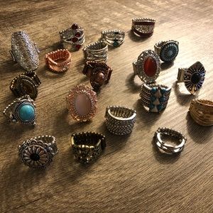 18 lot Paparazzi Rings